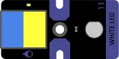 Representation of White LED - Emits bright white light.